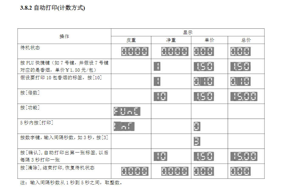 大华电子秤tmf说明书图片