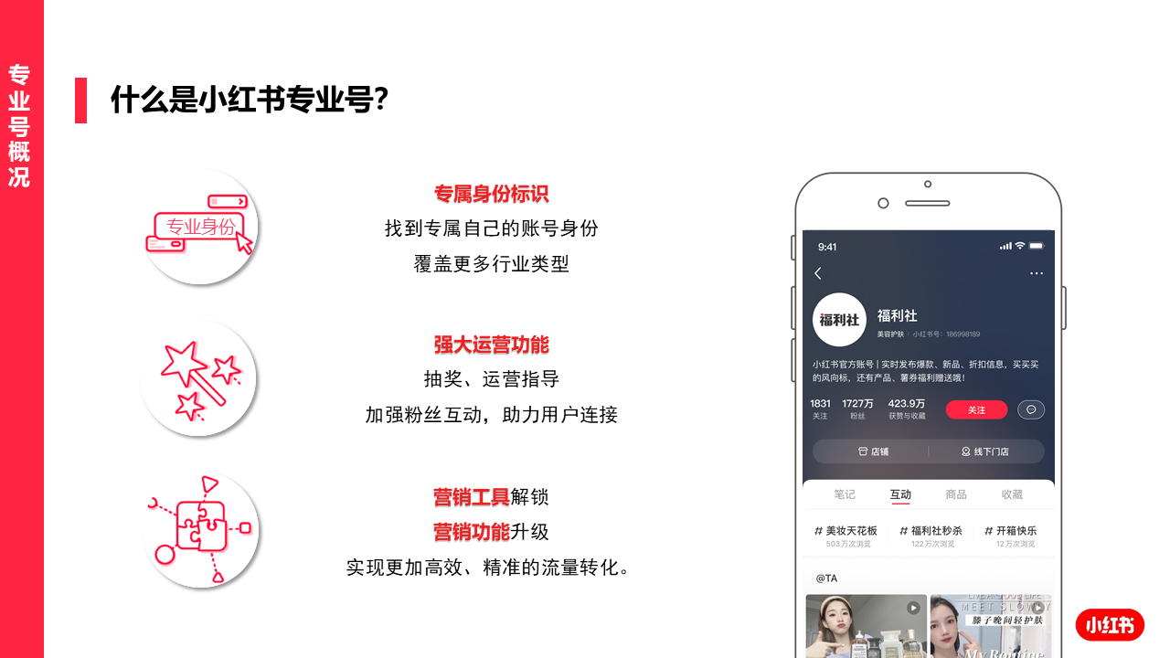 小红书官方帐号申请